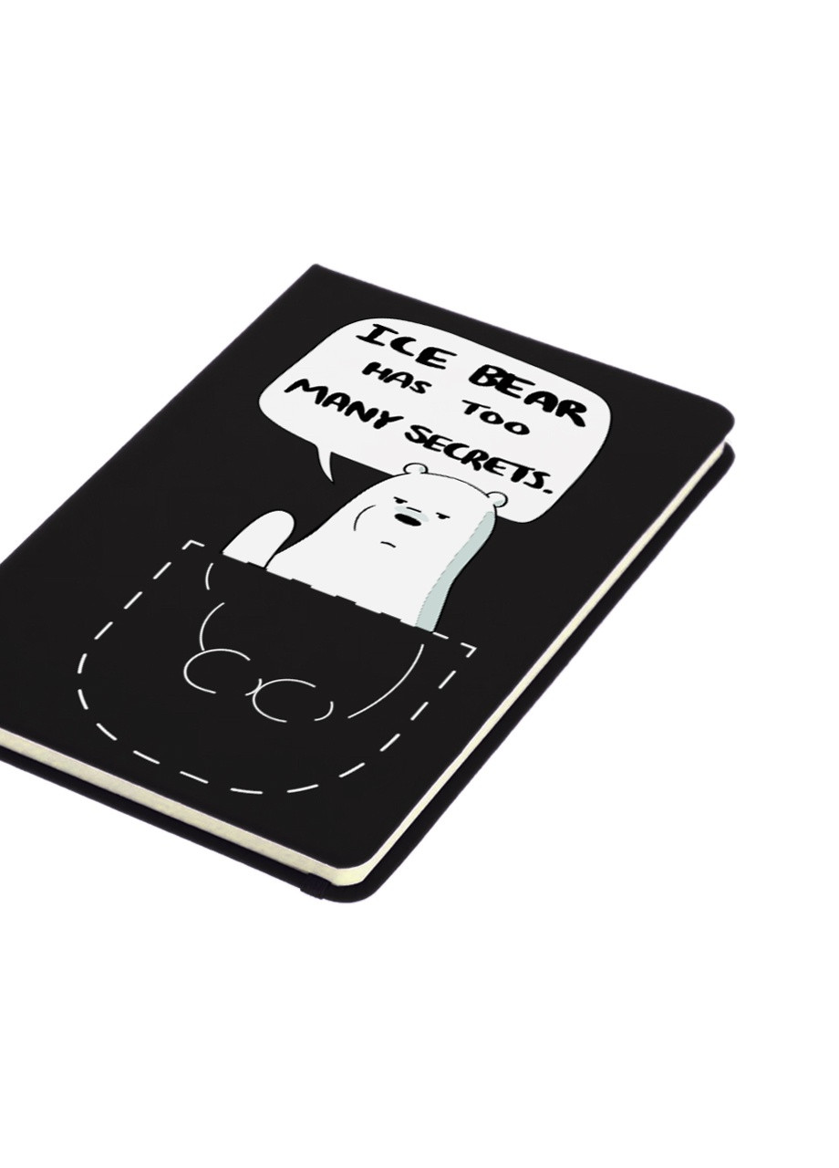 Блокнот А5 Вся правда о медведях (We Bare Bears) Черный (92228-2904-BK) MobiPrint (257326188)