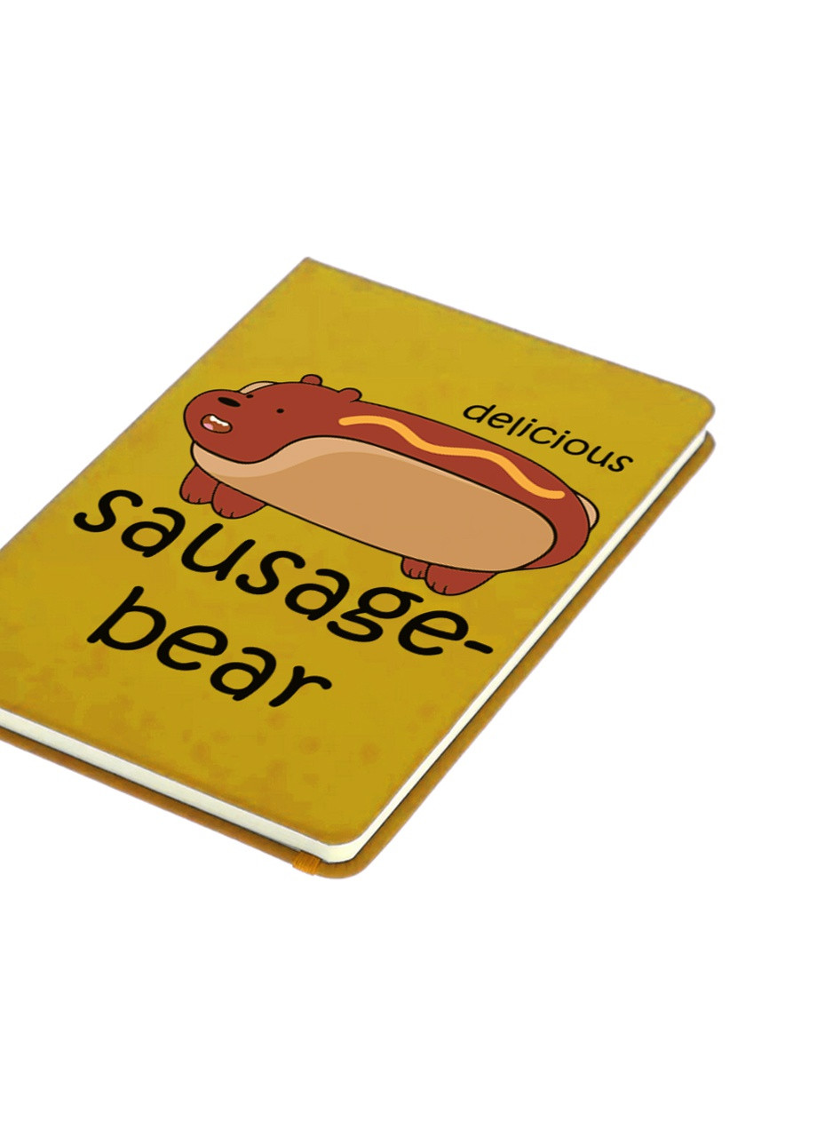 Блокнот А5 Вся правда про ведмедів (We Bare Bears) Жовтий (92228-2906-SY) MobiPrint (257324976)