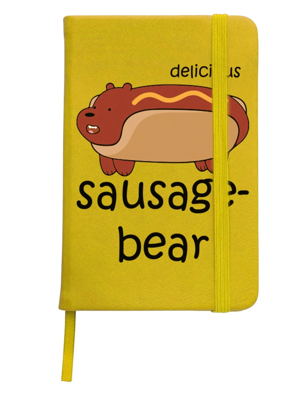 Блокнот А5 Вся правда про ведмедів (We Bare Bears) Жовтий (92228-2906-SY) MobiPrint (257324976)