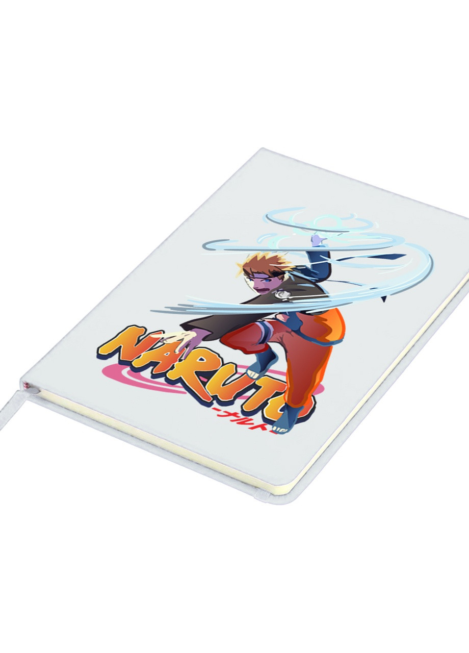 Блокнот А5 Наруто Узумакі (Naruto Uzumaki) Білий (92228-2814-WT) MobiPrint (257326488)