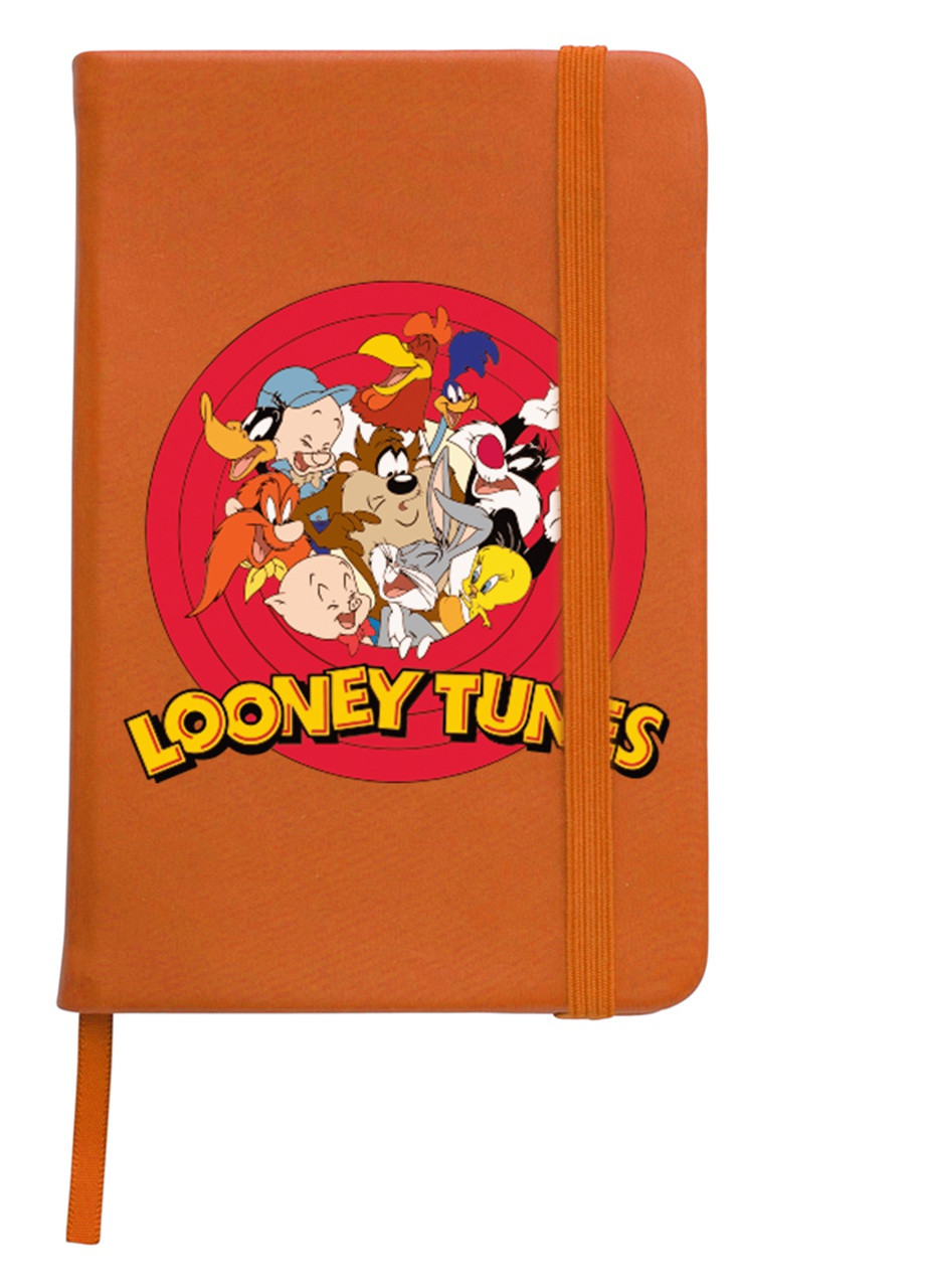 Блокнот А5 Луні Тюнз (Looney Tunes) Помаранчевий (92228-2880-OG) MobiPrint (257329108)