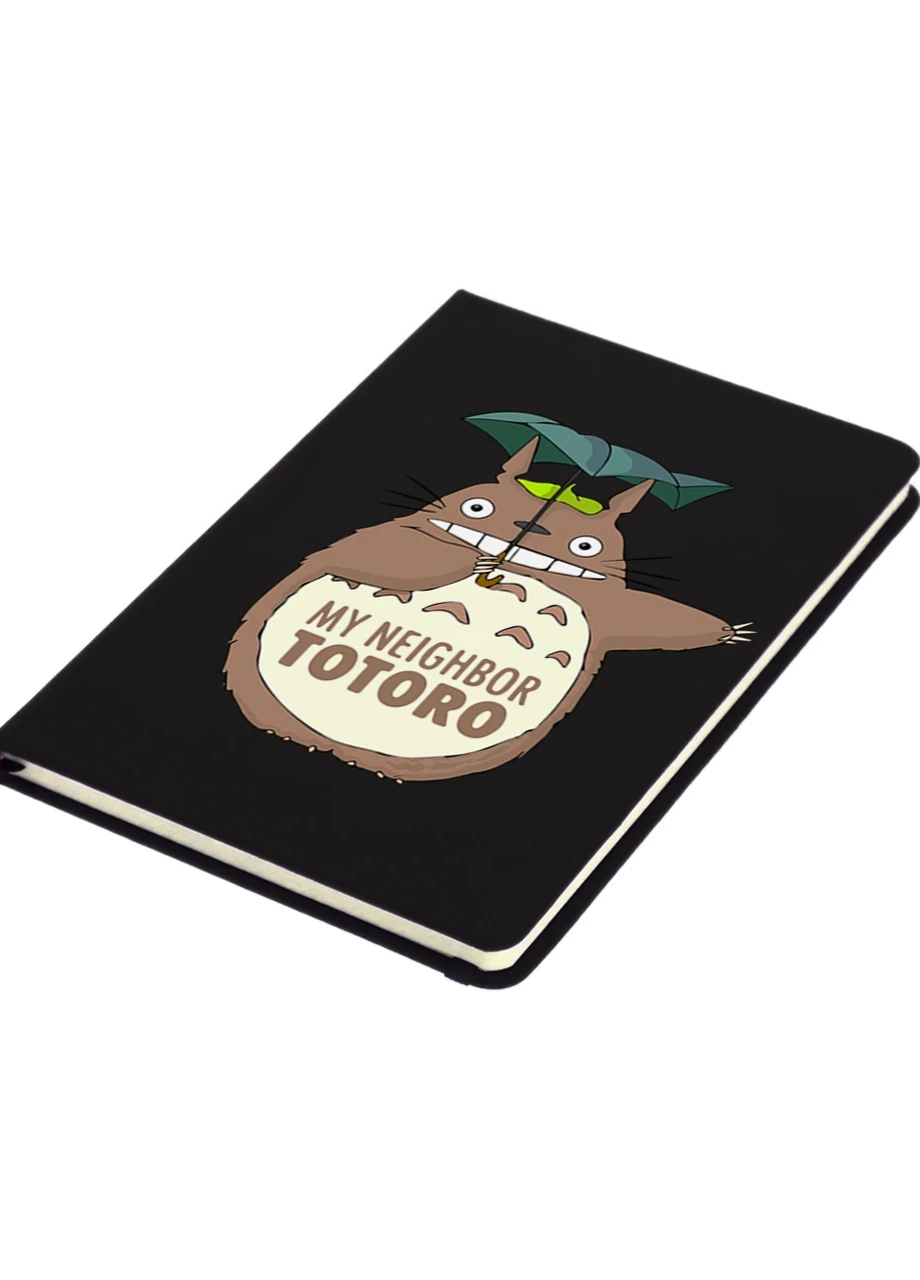 Блокнот А5 Мой сосед Тоторо (My Neighbor Totoro) Черный (92228-2656-BK) MobiPrint (257327693)