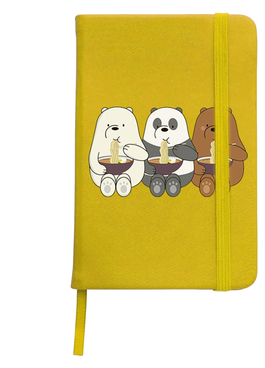 Блокнот А5 Вся правда о медведях (We Bare Bears) Желтый (92228-2897-SY) MobiPrint (257322293)