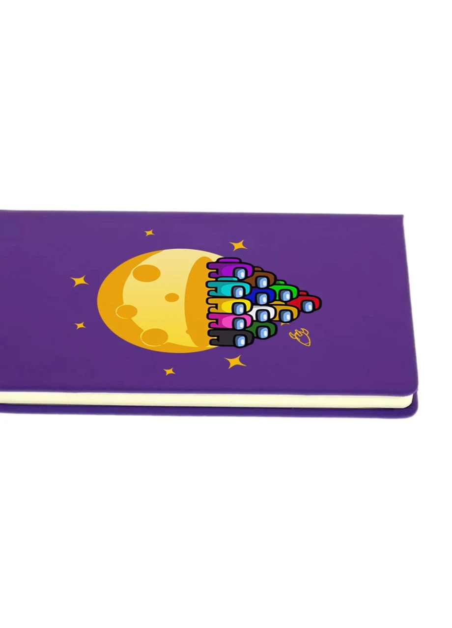 Блокнот А5 Амонг Ас (Among Us) Фиолетовый (92228-2584-PU) MobiPrint (257326450)