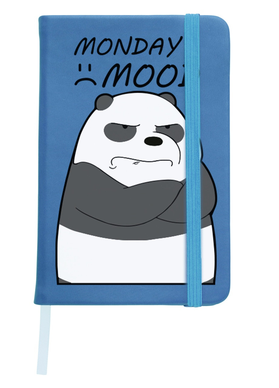 Блокнот А5 Вся правда о медведях (We Bare Bears) Светло-голубой (92228-2899-SK) MobiPrint (257321605)