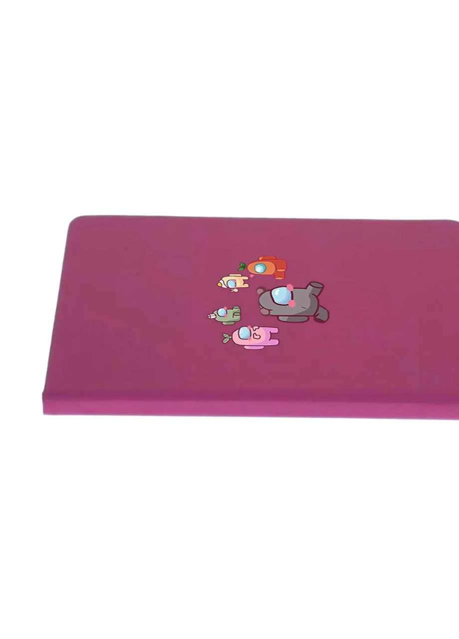 Блокнот А5 Амонг Ас (Among Us) Малиновий (92228-2407-FU) MobiPrint (257327724)