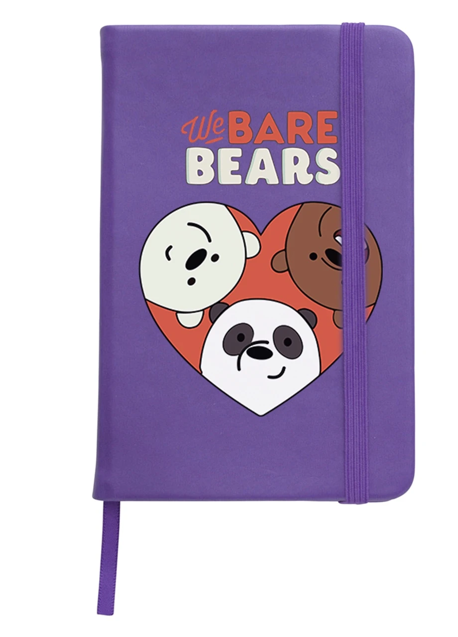 Блокнот А5 Вся правда про ведмедів (We Bare Bears) Фіолетовий (92228-2669-PU) MobiPrint (257322227)
