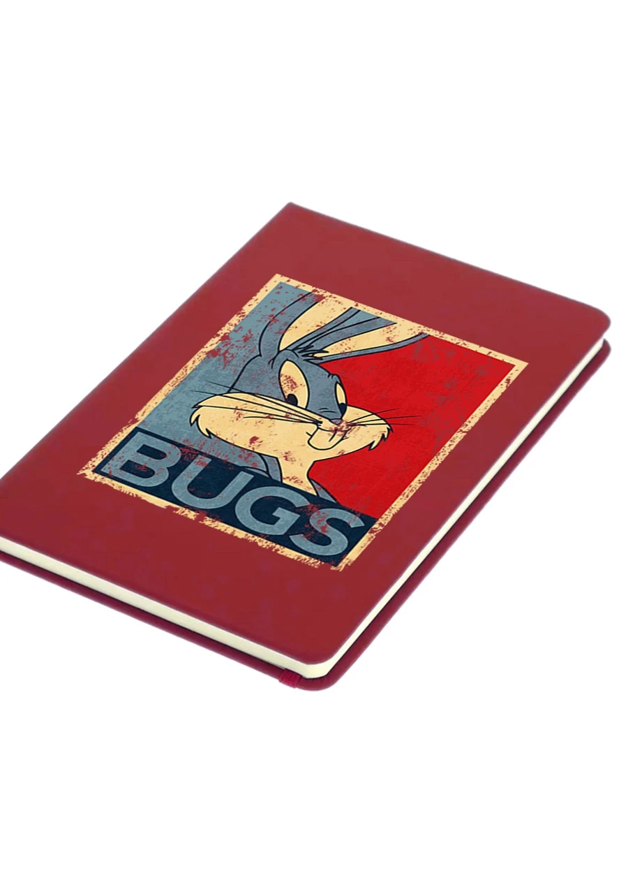 Блокнот А5 Багз Банні Луні Тюнз (Bugs Bunny Looney Tunes) Червоний (92228-2879-RD) MobiPrint (257327220)