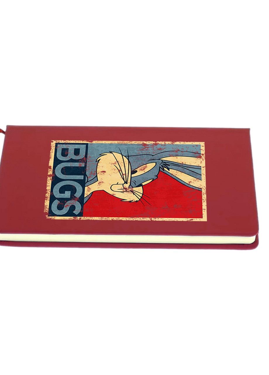 Блокнот А5 Багз Банні Луні Тюнз (Bugs Bunny Looney Tunes) Червоний (92228-2879-RD) MobiPrint (257327220)