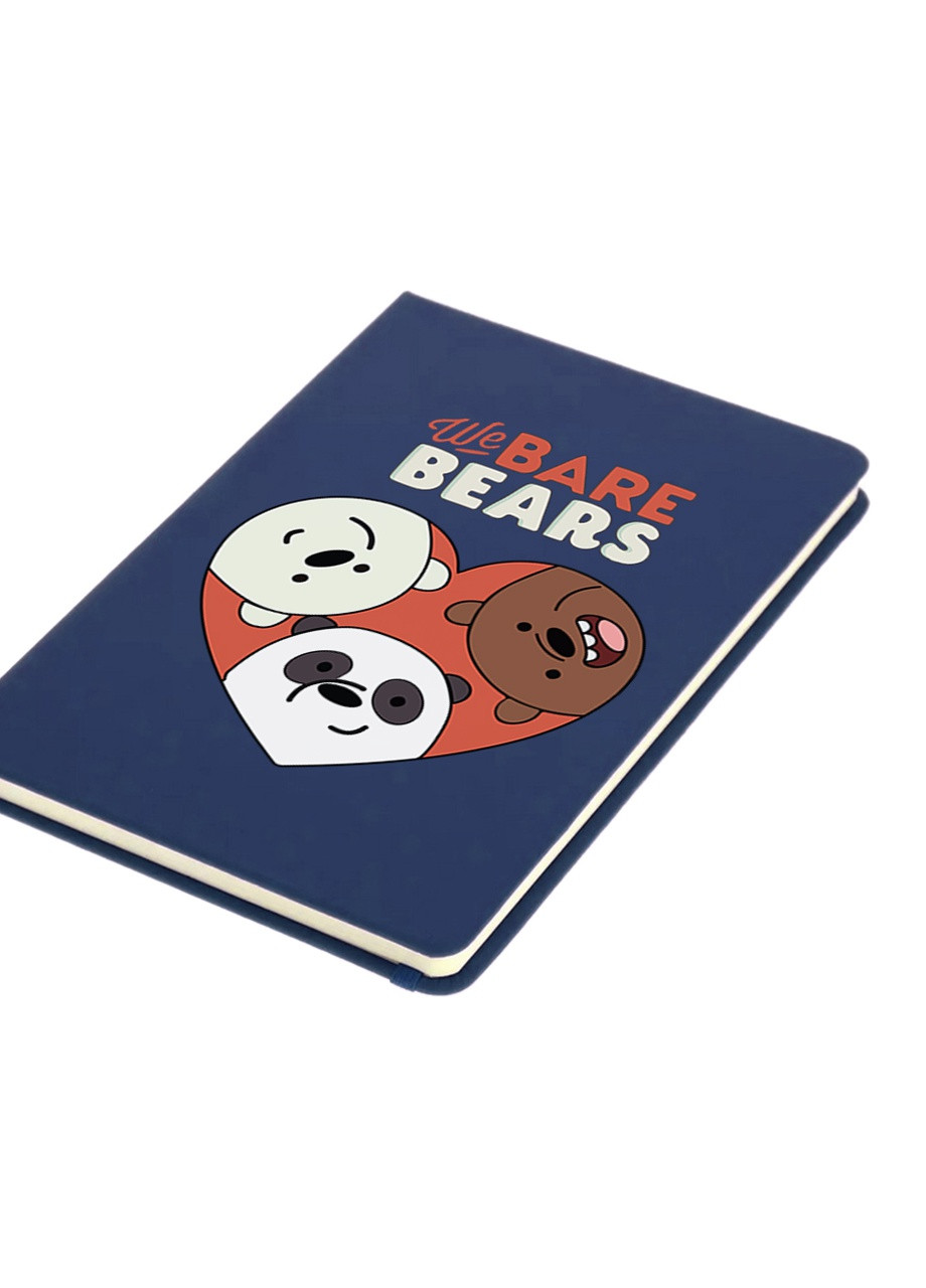 Блокнот А5 Вся правда о медведях (We Bare Bears) Темно-синий (92228-2669-NB) MobiPrint (257323539)