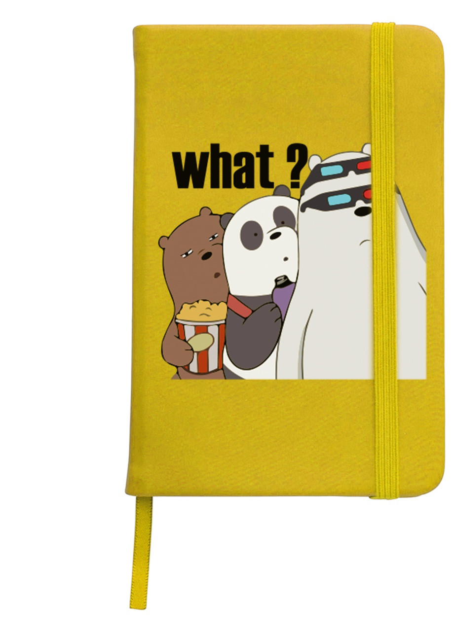 Блокнот А5 Вся правда о медведях (We Bare Bears) Желтый (92228-2902-SY) MobiPrint (257322410)