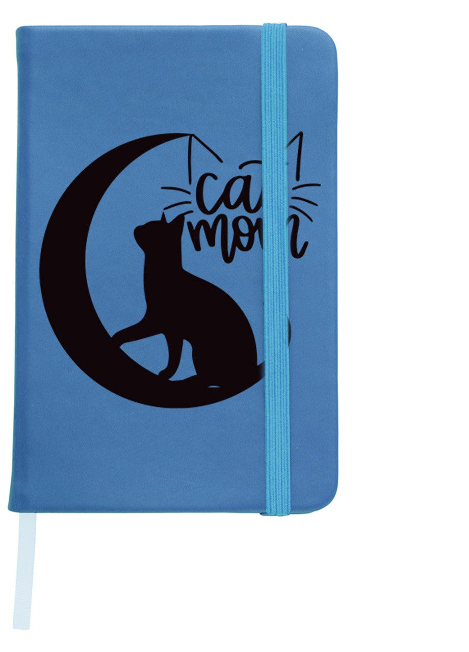 Блокнот А5 Cat Mom Светло-голубой (92228-2845-SK) MobiPrint (257322641)