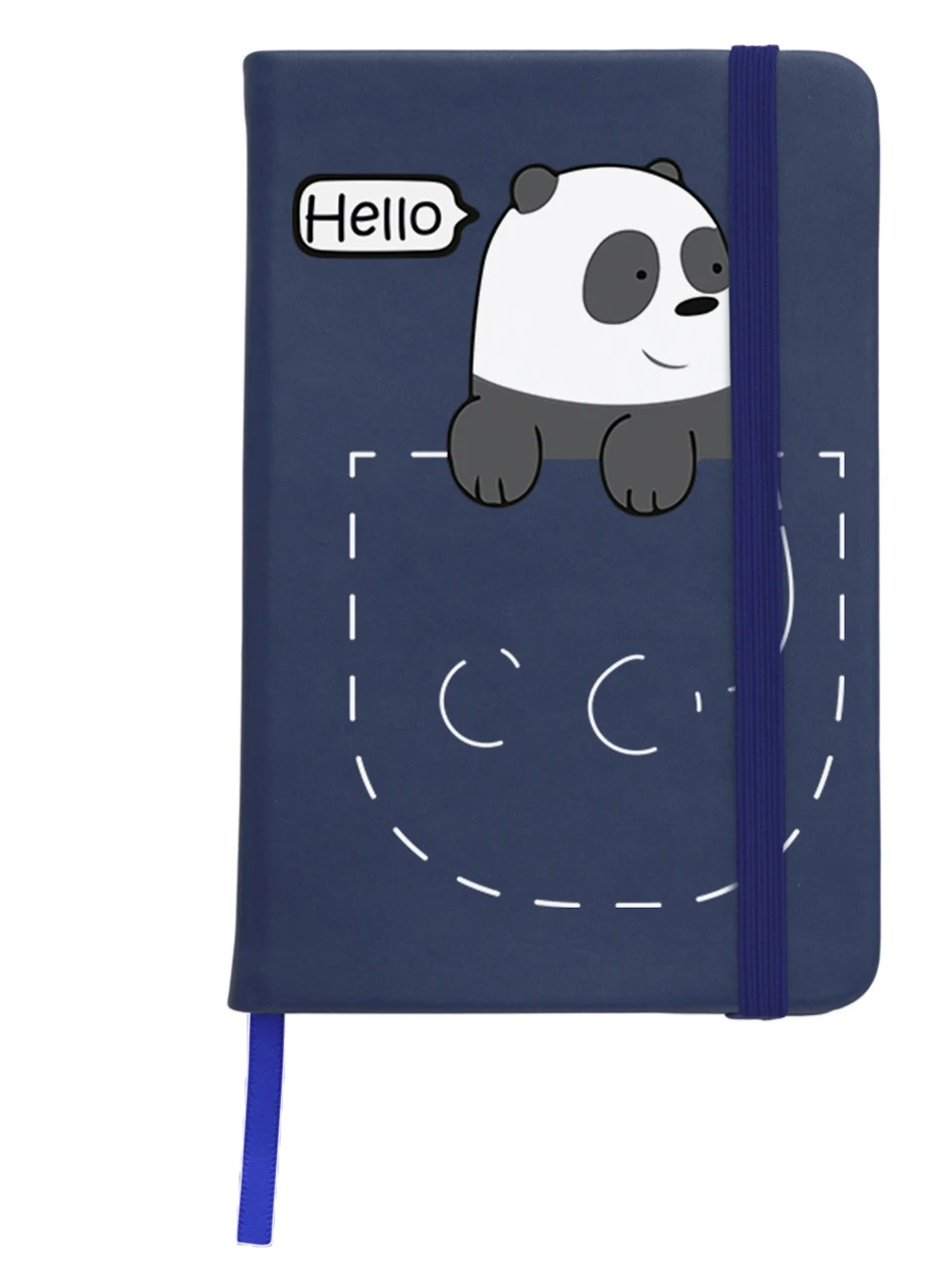 Блокнот А5 Вся правда о медведях (We Bare Bears) Темно-синий (92228-2903-NB) MobiPrint (257323653)