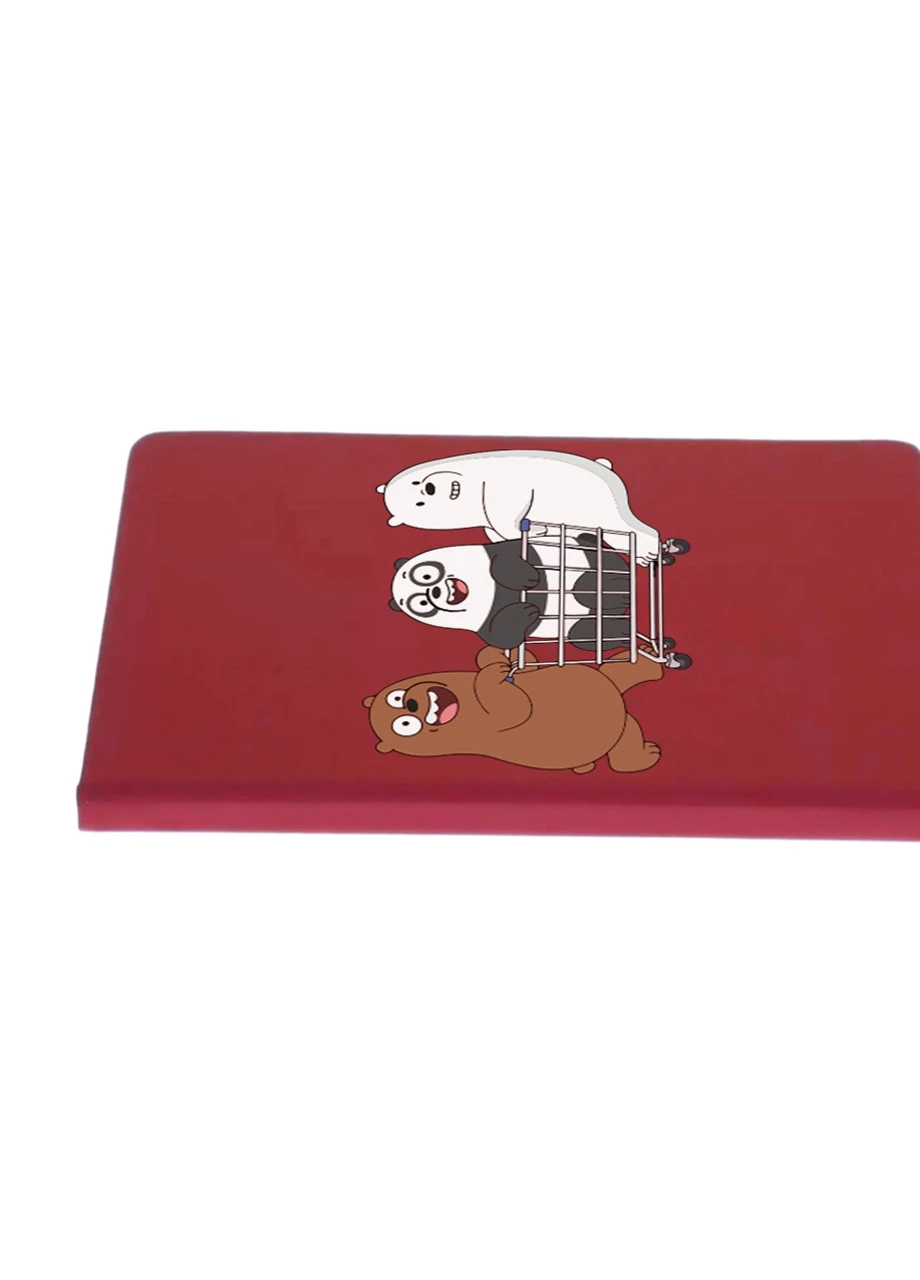 Блокнот А5 Вся правда о медведях (We Bare Bears) Красный (92228-2891-RD) MobiPrint (257322960)