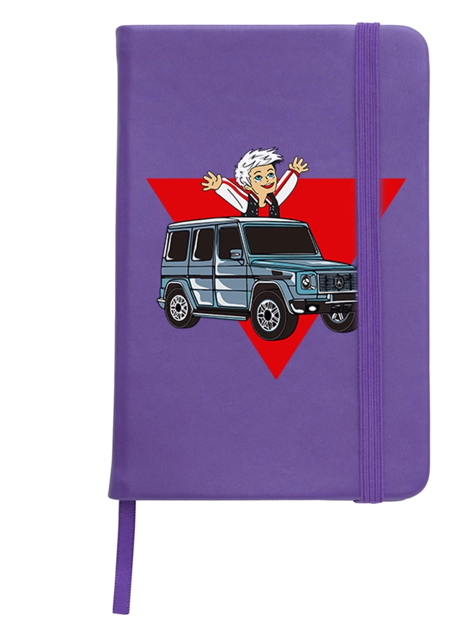 Блокнот А5 блогер Влад Бумага А4 (blogger Vlad A4) Фиолетовый (92228-2618-PU) MobiPrint (257324964)