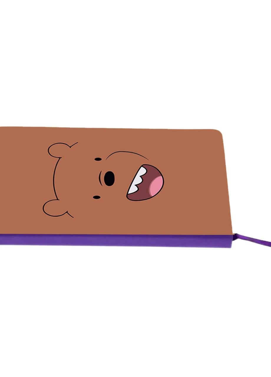 Блокнот А5 Грізлі Вся правда про ведмедів (We Bare Bears) Фіолетовий (92228-2663-PU) MobiPrint (257323769)