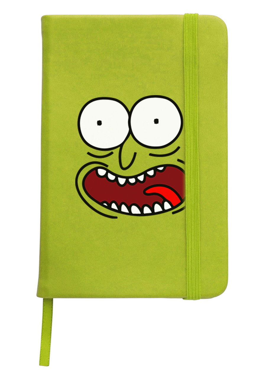 Блокнот А5 Рік Санчез Рік та Морті (Rick Sanchez Rick and Morty) Салатовий (92228-2632-LM) MobiPrint (257323809)