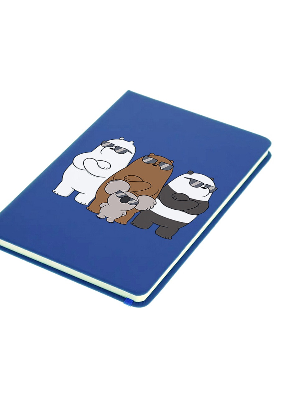 Блокнот А5 Вся правда про ведмедів (We Bare Bears) Світло-блакитний (92228-2892-SK) MobiPrint (257325203)