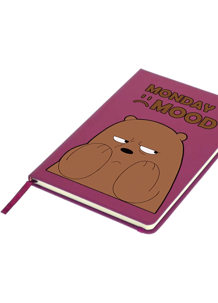 Блокнот А5 Вся правда о медведях (We Bare Bears) Малиновый (92228-2900-FU) MobiPrint (257324570)