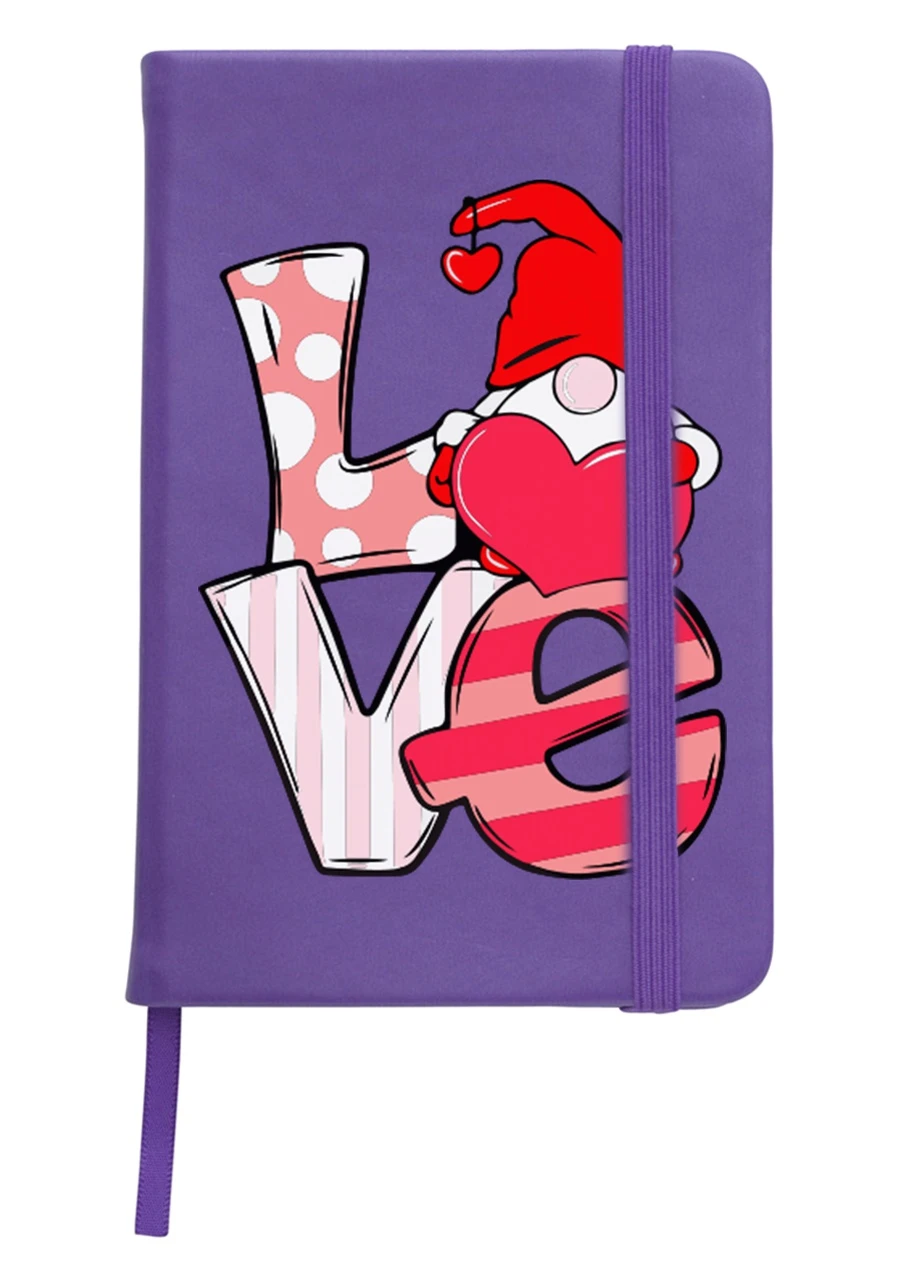 Блокнот А5 Кохання (Love) Фіолетовий (92228-2645-PU) MobiPrint (257321910)