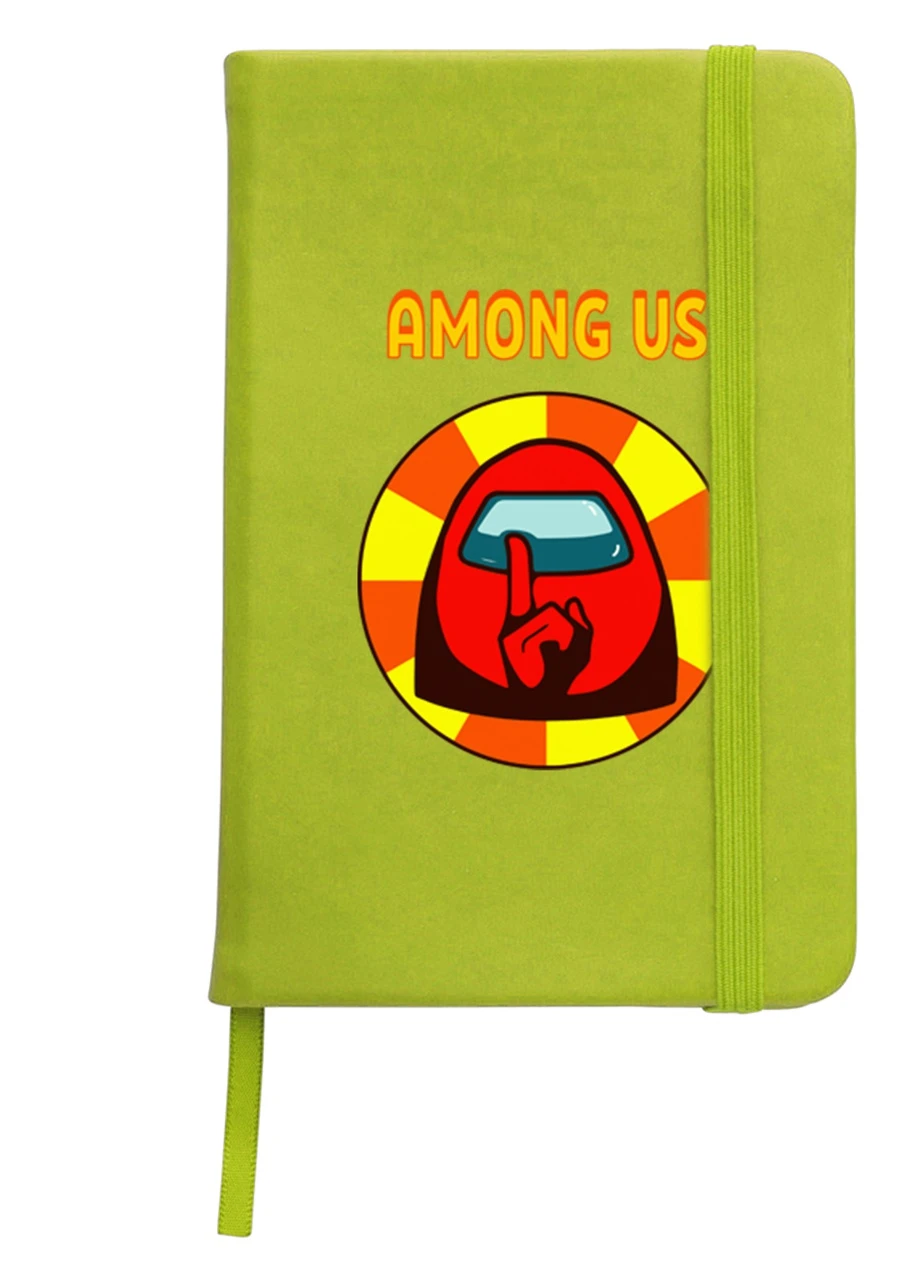 Блокнот А5 Амонг Ас (Among Us) Салатовий (92228-2412-LM) MobiPrint (257325253)