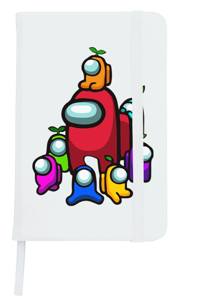 Блокнот А5 Амонг Ас (Among Us) Білий (92228-2596-WT) MobiPrint (257321710)