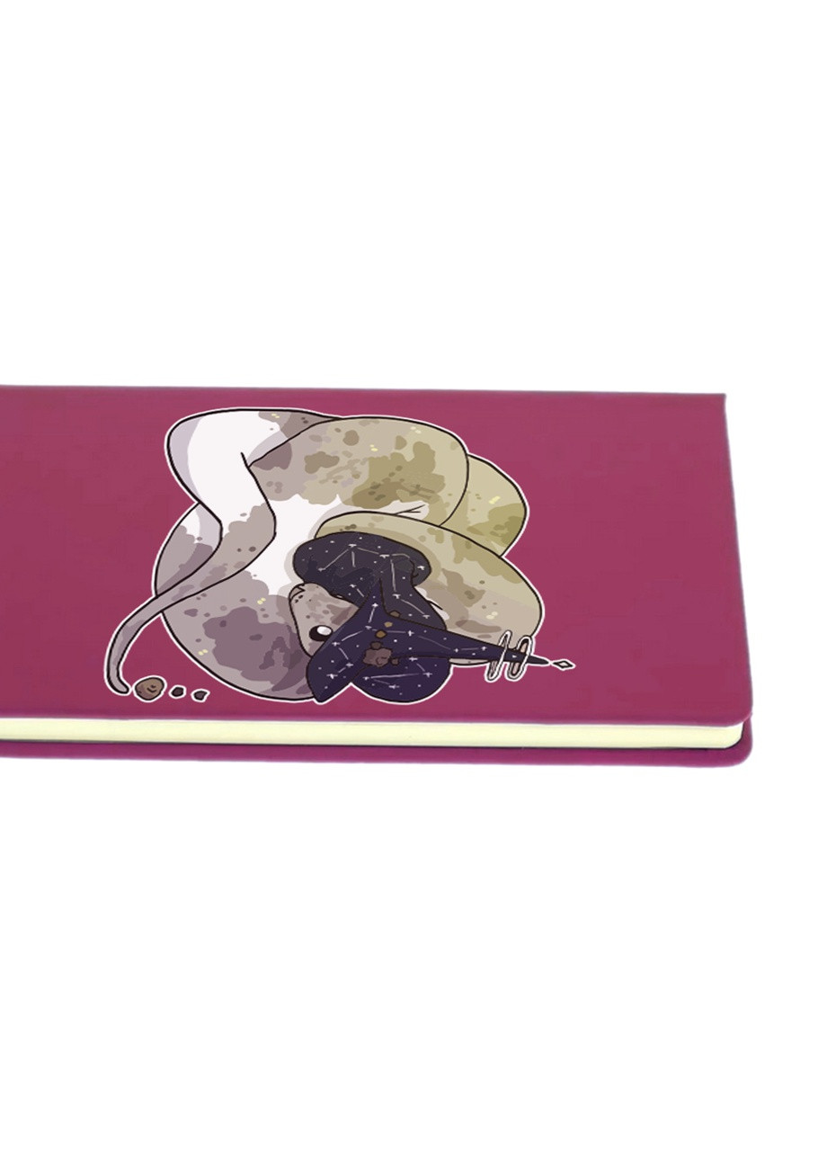 Блокнот А5 Магическая змея (Magic snake) Малиновый (92228-2848-FU) MobiPrint (257328737)
