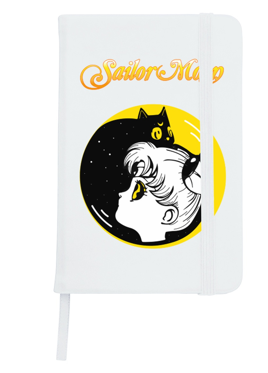Блокнот А5 Сейлор Мун (Sailor Moon) Белый (92228-2660-WT) MobiPrint (257327847)