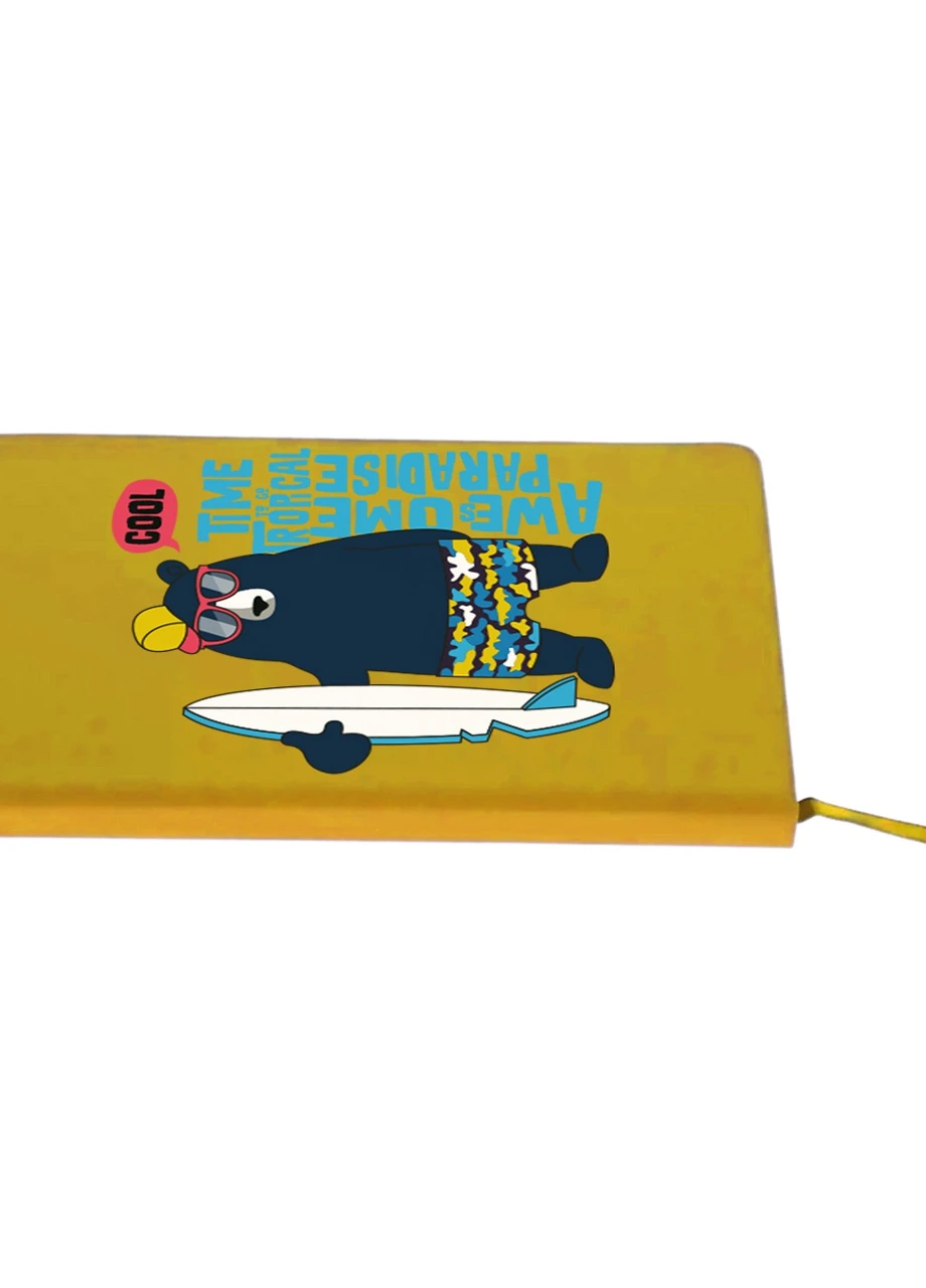 Блокнот А5 Медведь Желтый (92228-2067-SY) MobiPrint (257324085)