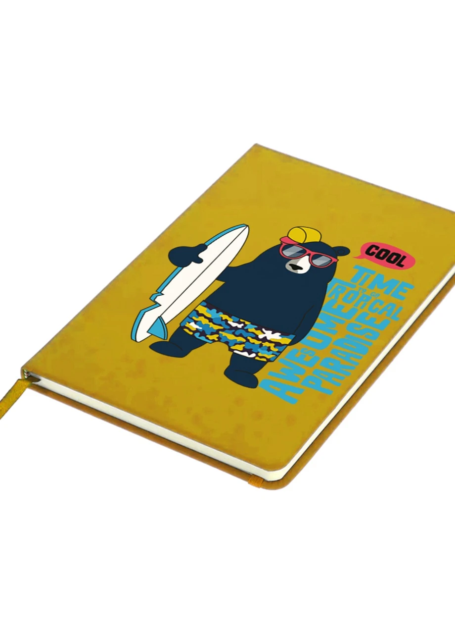Блокнот А5 Медведь Желтый (92228-2067-SY) MobiPrint (257324085)