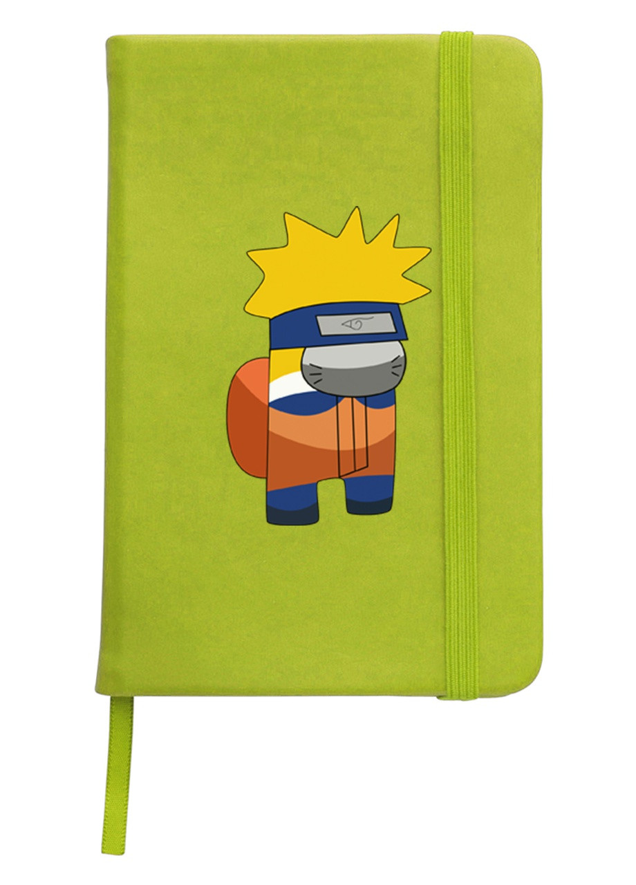 Блокнот А5 Амонг Ас Наруто (Naruto Among us) Салатовый (92228-2424-LM) MobiPrint (257326373)