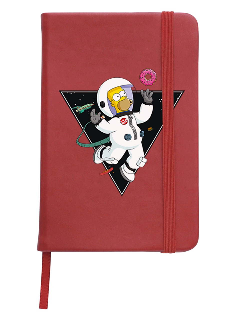 Блокнот А5 Гомер Сімпсони Червоний (92228-2044-RD) MobiPrint (257328467)
