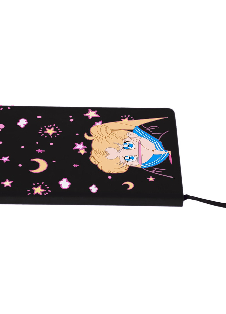Блокнот А5 Сейлор Мун (Sailor Moon) Черный (92228-2912-BK) MobiPrint (257326857)