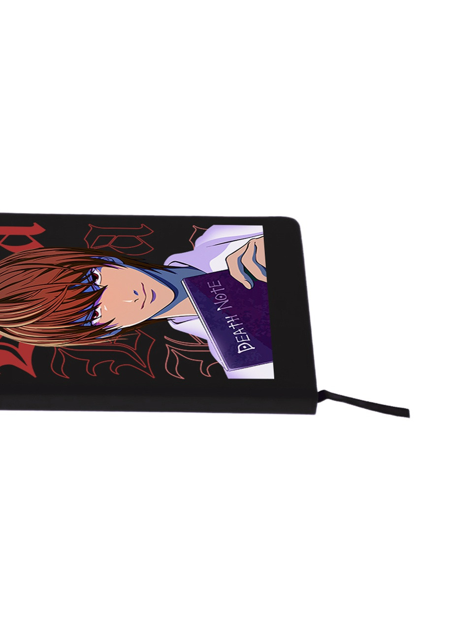 Блокнот А5 Кіра Зошит смерті (Kira Death Note) Чорний (92228-2823-BK) MobiPrint (257322121)