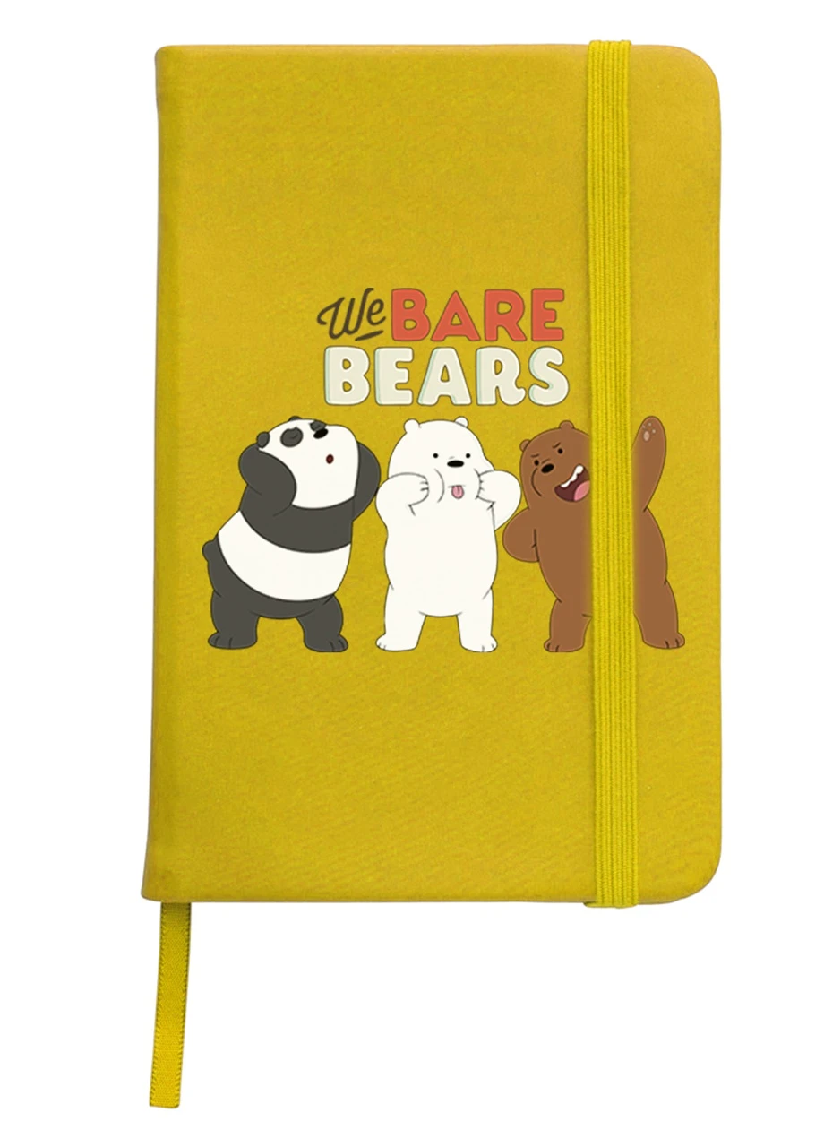 Блокнот А5 Вся правда про ведмедів (We Bare Bears) Жовтий (92228-2667-SY) MobiPrint (257321539)