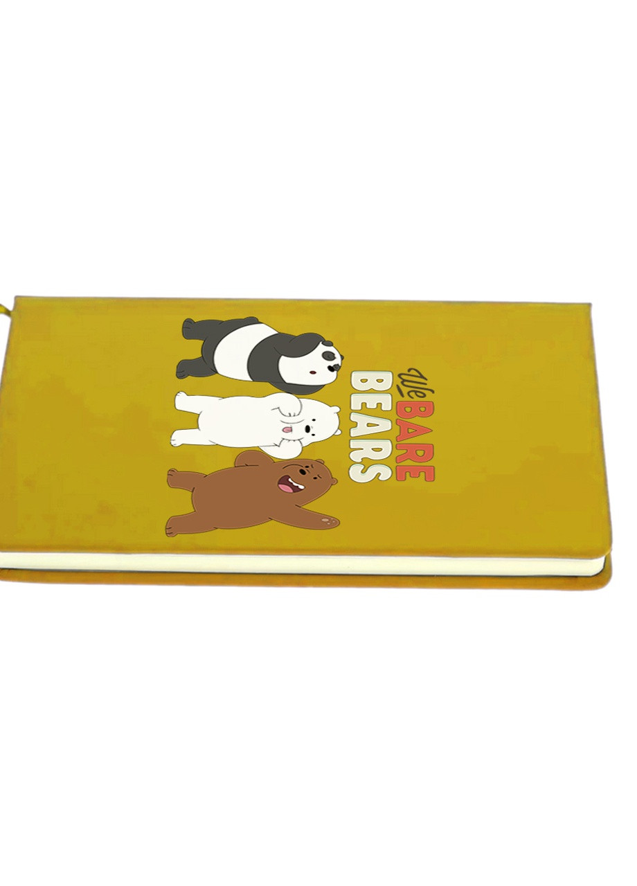 Блокнот А5 Вся правда про ведмедів (We Bare Bears) Жовтий (92228-2667-SY) MobiPrint (257321539)