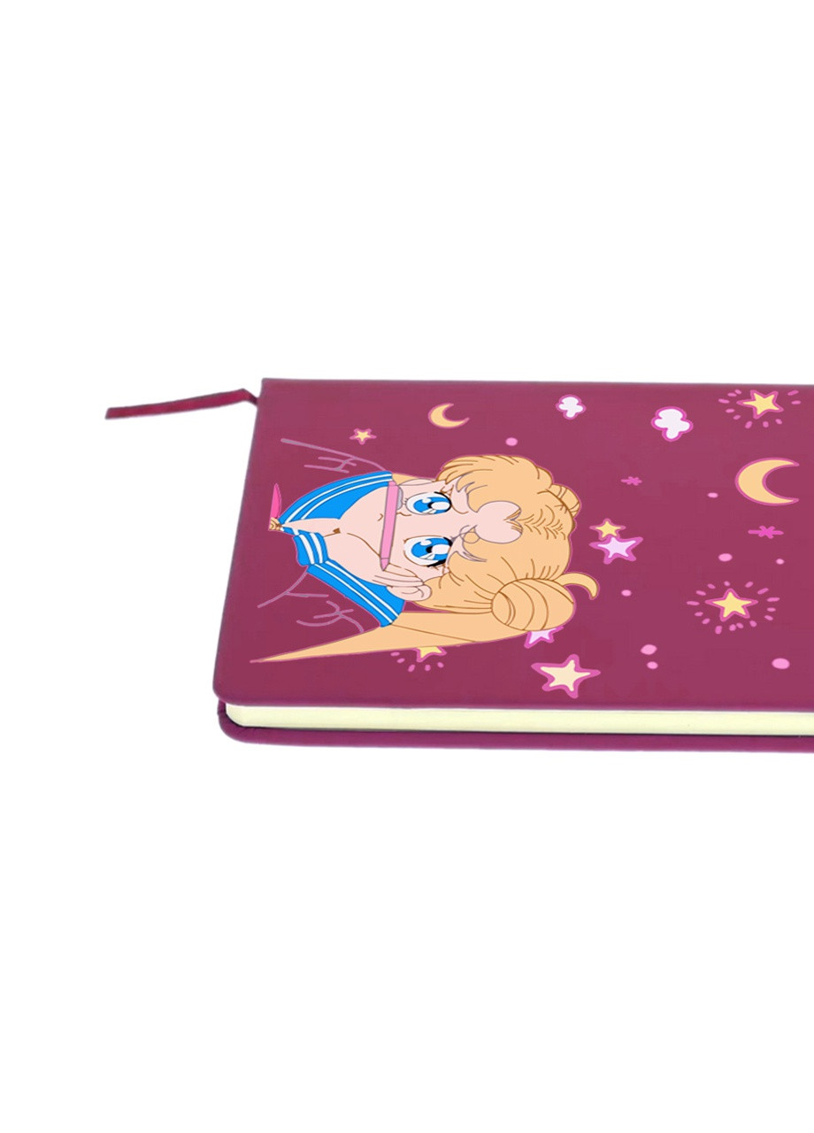 Блокнот А5 Сейлор Мун (Sailor Moon) Малиновий (92228-2912-FU) MobiPrint (257328958)
