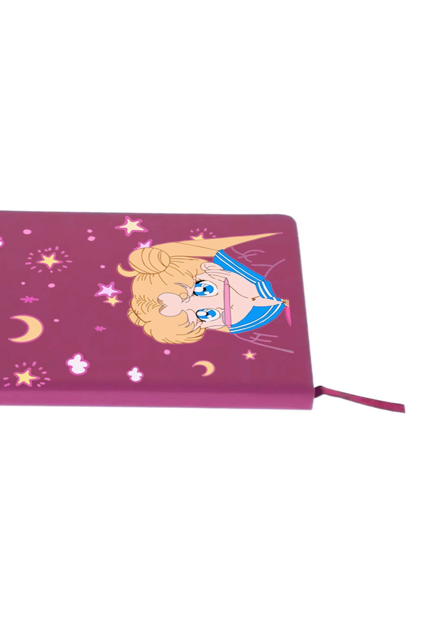 Блокнот А5 Сейлор Мун (Sailor Moon) Малиновий (92228-2912-FU) MobiPrint (257328958)