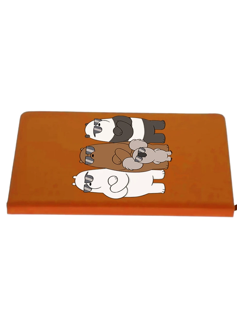Блокнот А5 Вся правда о медведях (We Bare Bears) Оранжевый (92228-2892-OG) MobiPrint (257326640)