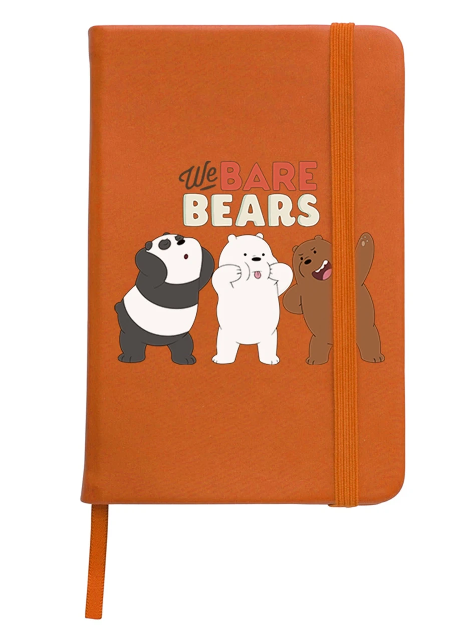Блокнот А5 Вся правда о медведях (We Bare Bears) Оранжевый (92228-2667-OG) MobiPrint (257323743)