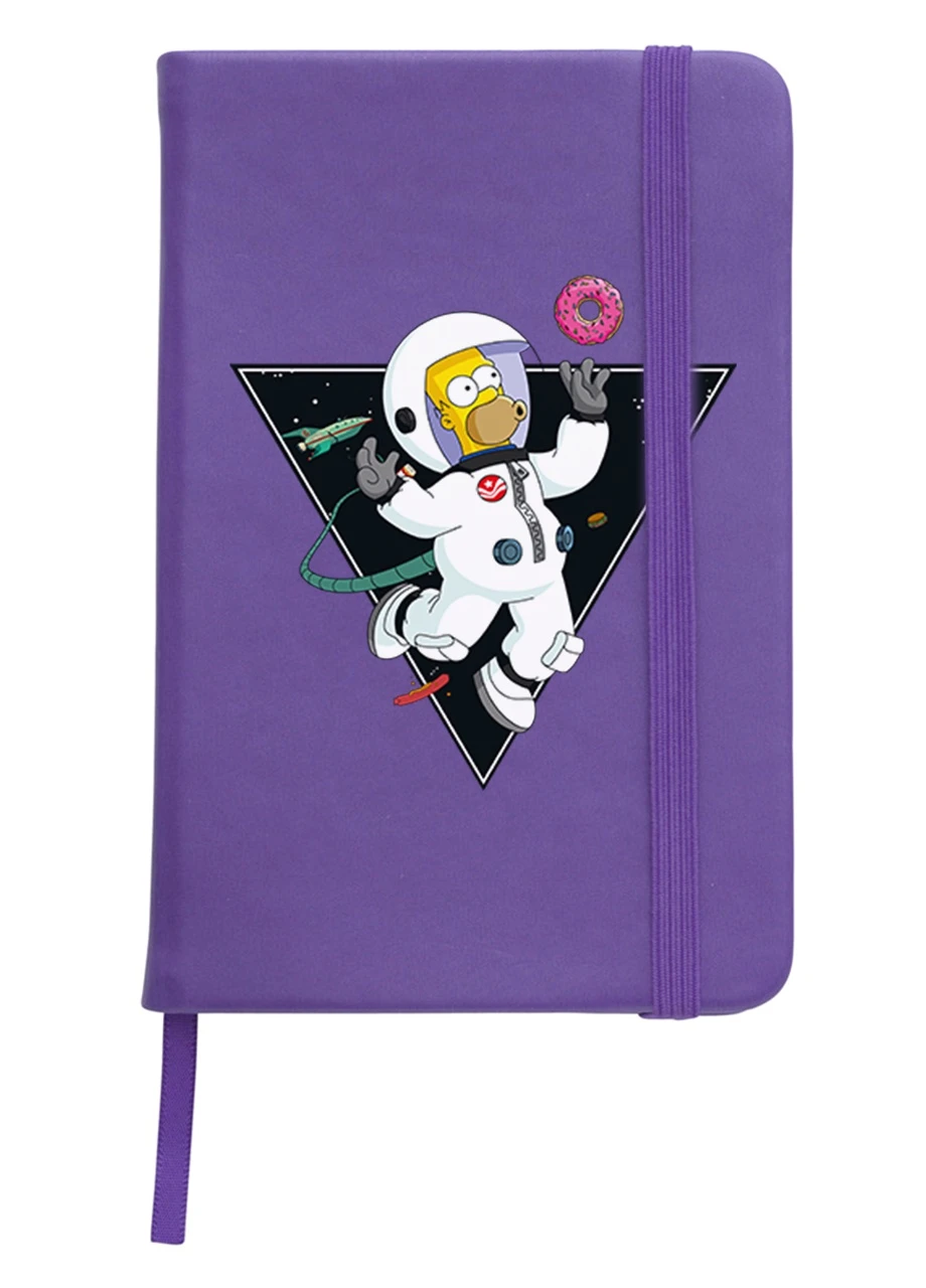 Блокнот А5 Гомер Сімпсони Фіолетовий (92228-2044-PU) MobiPrint (257326286)