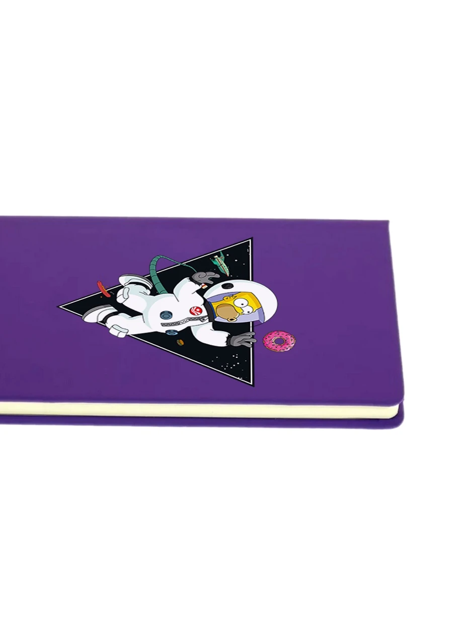 Блокнот А5 Гомер Сімпсони Фіолетовий (92228-2044-PU) MobiPrint (257326286)