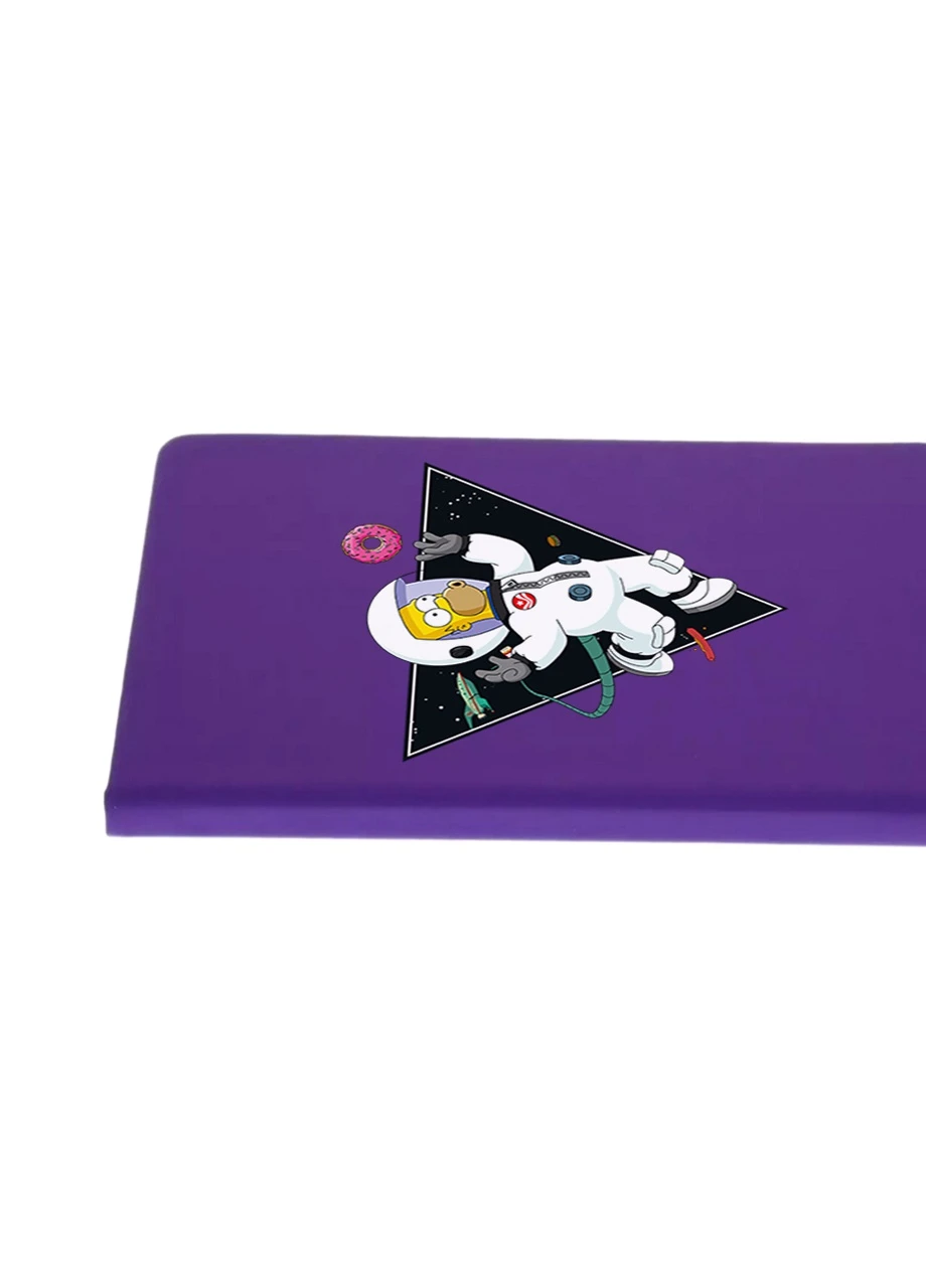 Блокнот А5 Гомер Сімпсони Фіолетовий (92228-2044-PU) MobiPrint (257326286)