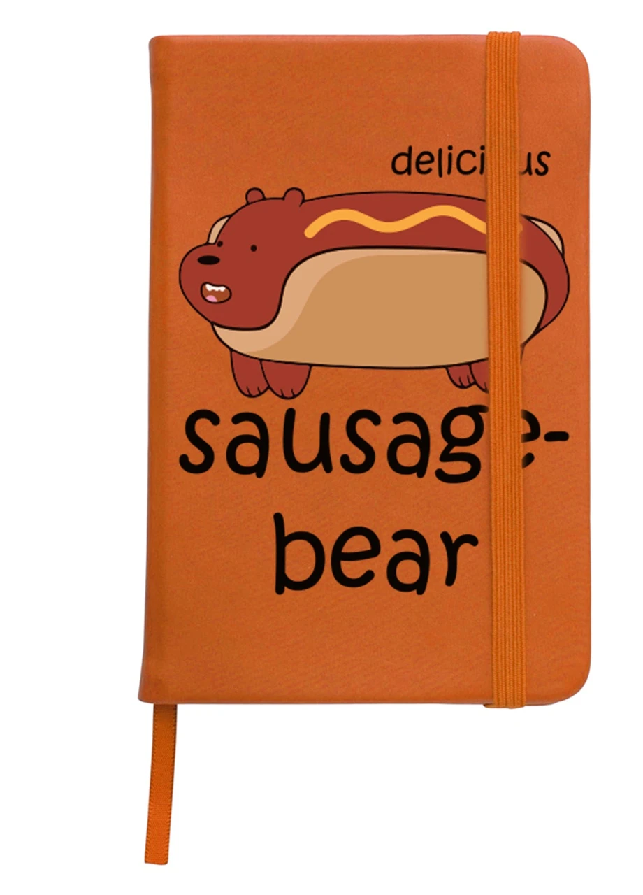 Блокнот А5 Вся правда о медведях (We Bare Bears) Оранжевый (92228-2906-OG) MobiPrint (257323150)