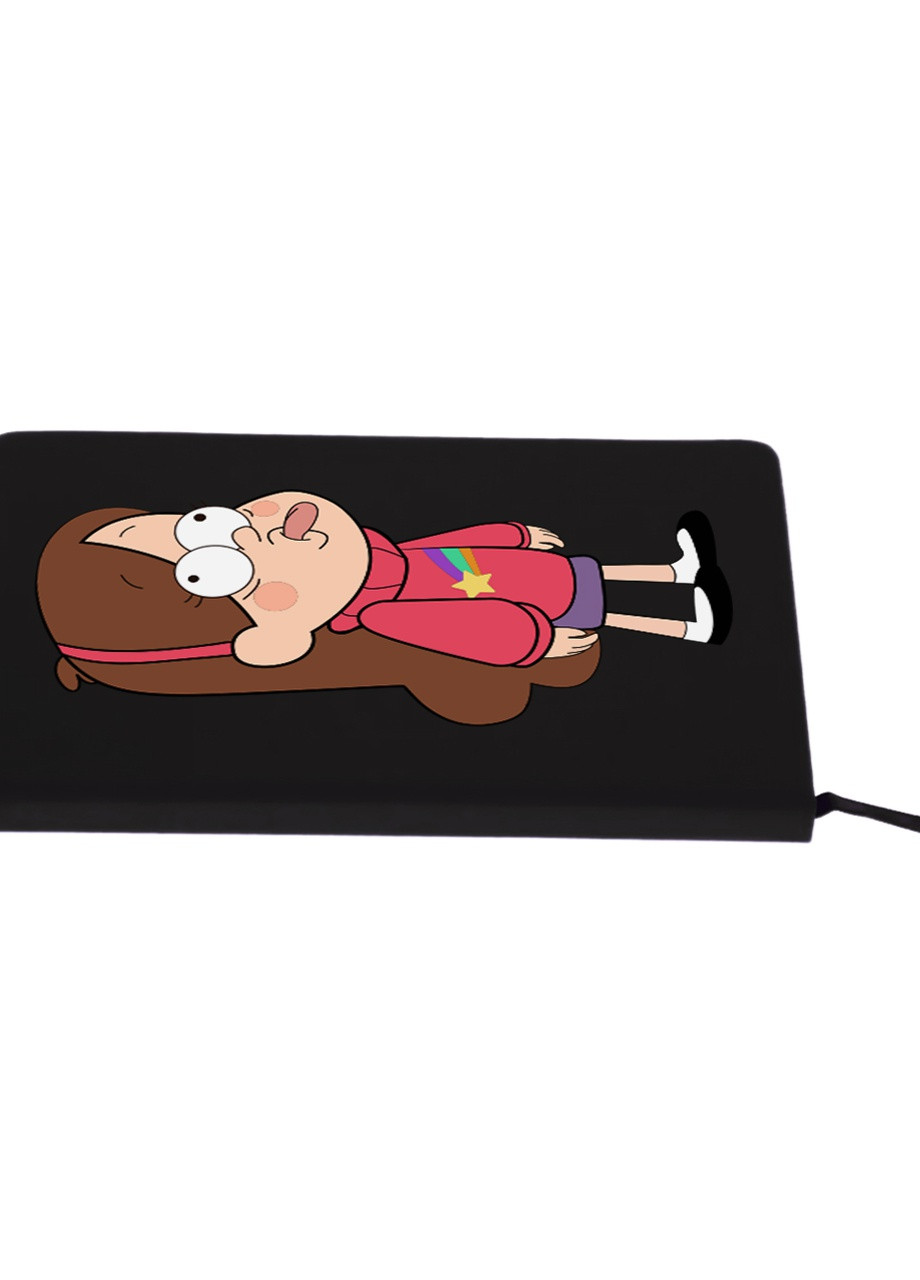 Блокнот А5 Мейбл Пайнс Гравіті Фолз (Mabel Pines Gravity Falls) Чорний (92228-2625-BK) MobiPrint (257322623)