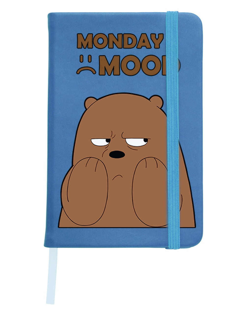 Блокнот А5 Вся правда про ведмедів (We Bare Bears) Світло-блакитний (92228-2900-SK) MobiPrint (257328084)