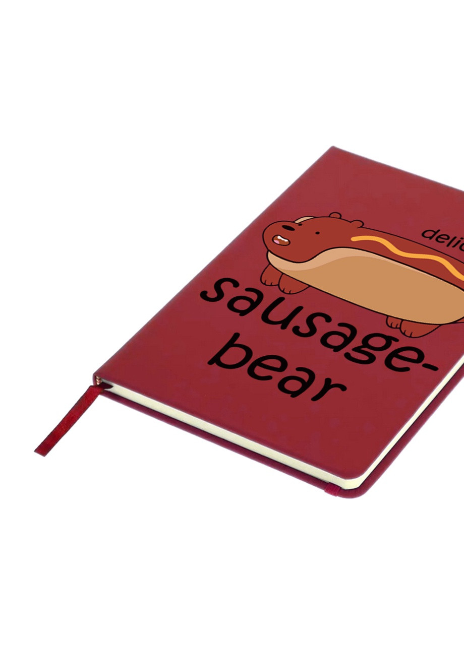 Блокнот А5 Вся правда о медведях (We Bare Bears) Красный (92228-2906-RD) MobiPrint (257326585)
