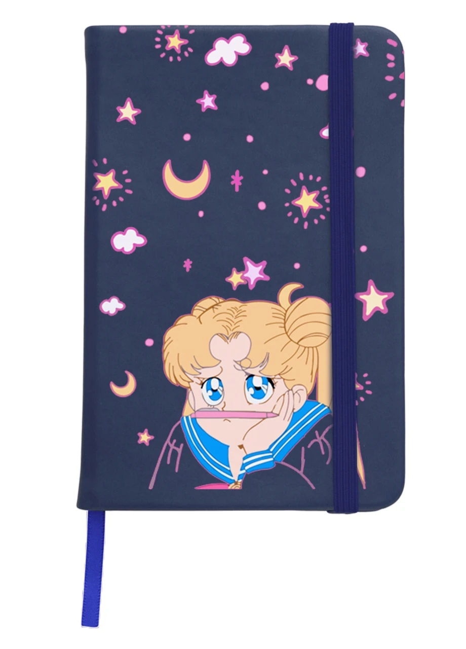 Блокнот А5 Сейлор Мун (Sailor Moon) Темно-синий (92228-2912-NB) MobiPrint (257321602)