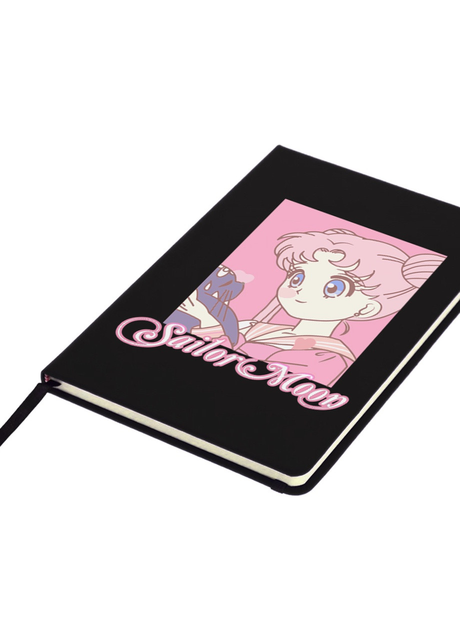 Блокнот А5 Сейлор Мун (Sailor Moon) Чорний (92228-2914-BK) MobiPrint (257328738)