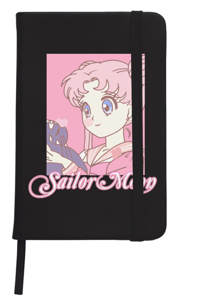 Блокнот А5 Сейлор Мун (Sailor Moon) Черный (92228-2914-BK) MobiPrint (257328738)